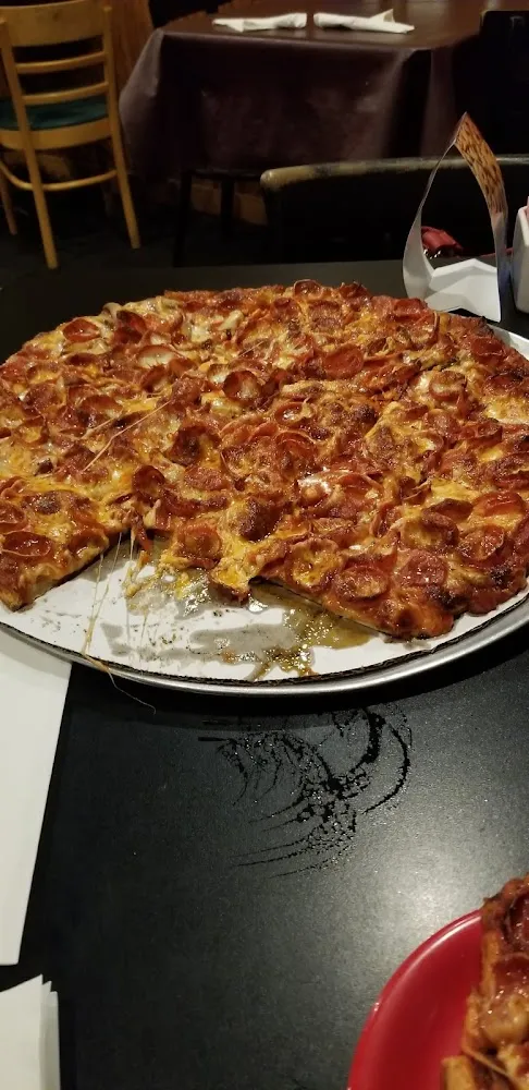 Pepperoni Mushroom and Extra Cheese Pizza